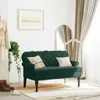 vidaXL Sitzbank mit Rückenlehne Dunkelgrün 119,5x64,5x75 cm Produktbild-Vorschau 2