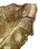 WOHNLING Dekoschale Blatt Aluminium Gold Schale 67cm Produktbild-Vorschau 4
