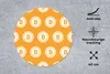 MuchoWow® Mauspad Mousepad Vektor-Illustration bitcoin Produktbild-Vorschau 2