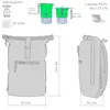 Rucksack Plane Time Bag Evo 24 L Kurierrucksack Roll-Top Produktbild-Vorschau 8