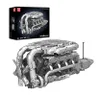 A detailed model of a V8 Biturbo engine and its packaging. Produktbild-Vorschau