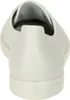 The back view of a white leather sneaker. Produktbild-Vorschau