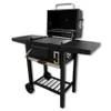 Trolley Holzkohlegrill mit Doppel-Seitenablagen, Grill Produktbild-Vorschau 3