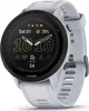 A white Garmin Forerunner 955 Solar smartwatch with a black bezel and screen. Produktbild-Vorschau