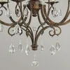 Żyrandol Chateau kawowy 6xE14x60W kryształ Podgląd zdjęcia produktu 3