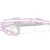 Struttura letto bianca 200x200 cm Anteprima dell’immagine prodotto 18