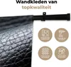 MuchoWow® Wandteppich Wandbehang Leder - Textur - Schwarz - Produktbild-Vorschau 3
