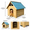 Mucola Hundehütte Outdoor 95CM wetterfest Hundekäfig Holz Produktbild-Vorschau 3