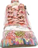 Laura Vita Damen Sneaker floral Leder mit Reißverschluss Produktbild-Vorschau 14