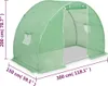 vidaXL Serra 4,5 m² 300x150x200 cm Anteprima dell’immagine prodotto 8
