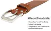 Ledergürtel  GERMANY, 3 cm breit, Gürtel für Damen und Produktbild-Vorschau 4