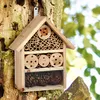 Insektenhotel mit 3 Stockwerken - Tannenholz, Bambus - 25 x Produktbild-Vorschau 1