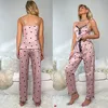 Dámské pyžamo, pyžamový komplet, top a kalhoty - LUNAR Pink Náhled obrázku produktu 7