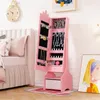 GOPLUS Kinderschmuckschrank mit Einhorn-Motiv, drehbarer Produktbild-Vorschau 9