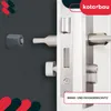 KOTARBAU® Fermaporta da avvitare a pavimento - 43 mm - Anteprima dell’immagine prodotto 4