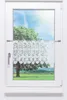 Scheibengardine Lysel - Blumenliane #1W (BxH) 135cm x 30cm Produktbild-Vorschau 1