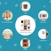 COSTWAY Kinderküche Holz, Kinder Spielküche mit Licht & Produktbild-Vorschau 5