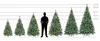 Künstlicher Premium-Weihnachtsbaum 180 cm Diamantkiefer mit Produktbild-Vorschau 7