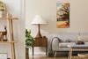 Wohnzimmer-Bild Leinwand Uhr Geräuschlos 30x60 Baum Herbst Produktbild-Vorschau 3