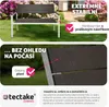 Zahradní lavice Line 2místná s hliníkovým rámem 128x59x88cm Náhled obrázku produktu 4