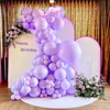 Palloncini in lattice viola 30 cm 100 pezzi Qualità elio Anteprima dell’immagine prodotto 5