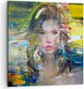 Bild auf Leinwand - Leinwandbild - frau modern - 60x60cm - Produktbild-Vorschau 1