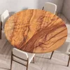 Odot Tischdecke Abwaschbar Rund 120cm, Elastisch Tischdecke Produktbild-Vorschau 1