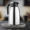 Thermoskanne Kaffeekanne Edelstahl 2 Liter Isolierkanne Produktbild-Vorschau 2