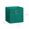 Zeller Aufbewahrungsbox, petrol, Vlies - 32x32x32; 14118 Produktbild-Vorschau 6
