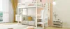 Sweiko Hochbett 90x200 mit Treppe, weißes Kinderbett aus Produktbild-Vorschau 6