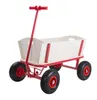 MONZANA® Bollerwagen Holz bis 180 kg mit Dach Luftreifen Produktbild-Vorschau 6