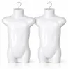 2 torses d'enfant blancs de 53 cm – demi-coques en Voir les images du produit 1