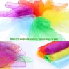 30 Stück Square Jongliertücher, Bunte Chiffontücher für Produktbild-Vorschau 6