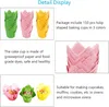 150 Pcs Muffinförmchen Tulpe Backförmchen aus Papier Produktbild-Vorschau 6