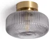 Deckenleuchte Metall und Glas Windsor Gold Produktbild-Vorschau 1