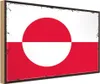 vianmo Holzschild 20x30 cm Grönlands Greenland Flagge Fahne Produktbild-Vorschau 1
