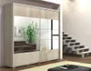 Kleiderschrank mit Spiegel 230/245 FERNANDO – Eiche Sonoma Produktbild-Vorschau 1