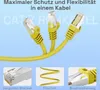 hb-digital Patchkabel CAT 7 Netzwerk LAN Kabel 15m RJ45 Produktbild-Vorschau 4