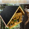 Dakshingles - Dakvilt voor vogelhuis - Zelfklevend - Zwart Productafbeelding-voorbeeld 7