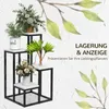 Outsunny Pflanzenständer Stahl, Blumenregal, Pflanzenregal Produktbild-Vorschau 4