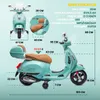 Vespa monopattino elettrico da 3 anni veicolo elettrico per Anteprima dell’immagine prodotto 3