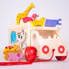 Bigjigs Toys Dřevěné auto se zvířátky Náhled obrázku produktu 3