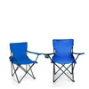 BigDean 2X Faltstuhl BLAU Campingstuhl Anglerstuhl mit Produktbild-Vorschau 3