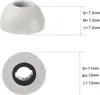 A size chart showing two different types of earbud tips with measurements. Náhled obrázku produktu