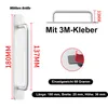 Türknauf 4 Stück, selbstklebende Möbelgriffe aus Aluminium, Produktbild-Vorschau 6