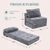 okwish Rozkládací postel s polštáři, relaxační postel s Náhled obrázku produktu 6
