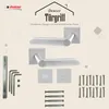 DOMINO Türgriff Drückergarnitur WC - Badezimmer Set | Produktbild-Vorschau 9