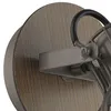 Plafonnier, brun, spots réglables, design cage, L 33,5 cm Voir les images du produit 2