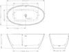 doporro Freistehende Design-Badewanne Vicenza599 Produktbild-Vorschau 7