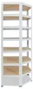 shelfplaza HOME 230x80x50 cm scaffale angolare in bianco Anteprima dell’immagine prodotto 5